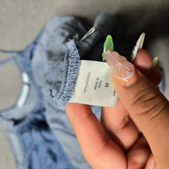 New York & Company Denim look Tank Top - Picture 4 of 5